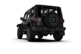 Rally Armor 2018+ Jeep Wrangler Rubicon JL Black UR Mud Flap w/ Red Logo thumbnail 3