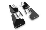 Rally Armor 25-26 Hyundai Tucson (Excl. ICE & XRT) Black UR Mud Flap w/ White Logo thumbnail 1