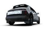 Rally Armor 25-26 Hyundai Ioniq 5 XRT Black Mud Flap Metallic Black Logo thumbnail 2