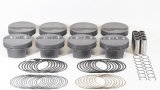 Mahle MS Piston Set SBF 375ci 4.130in Bore 3.5in Stroke 6.2in Rod .927 Pin -6cc 10.6 CR Set of 8 thumbnail 1