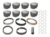 Mahle MS Piston Set BBC 496ci 4.310in Bore 4.25in Stroke 6.385in Rod .990 Pin 18cc 10.2 CR Set of 8 thumbnail 3