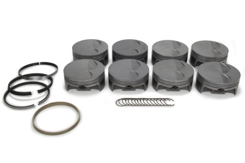 Mahle MS Piston Set GM LS 427ci 4.125in Bore 4in Stk 6.125in Rod .927 Pin -3cc 12.2 CR Set of 8 thumbnail 4