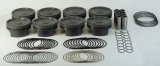Mahle MS Piston Set GM LS 427ci 4.065in Bore 4.125in Stk 6.125in Rod .927 Pin -8cc 10.8 CR Set of 8 thumbnail 4