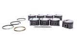 Mahle MS Piston Set SBC 310ci 3.766in Bore 3.480in Stroke 5.7in Rod 0.927 Pin -3cc 9.5 CR Set of 8 thumbnail 5