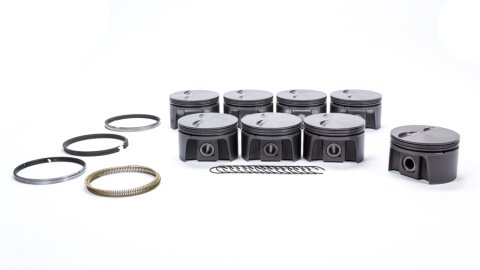 Mahle MS Piston Set SBC 313ci 3.786in Bore 3.480in Stroke 5.700in Rod .927 Pin -1cc 9.8 CR Set of 8 thumbnail 6