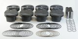 Mahle MS Piston Set GM LS 377ci 4.070in Bore 3.622in Stk 6.125in Rod .927 Pin 12cc 12.2 CR Set of 8 thumbnail 2