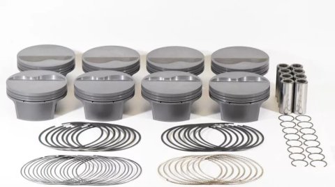 Mahle MS Piston Set SBF 433ci 4.155in Bore 4.000in Stroke 6.25in Rod .927 Pin -6cc 12.1 CR Set of 8 thumbnail 4