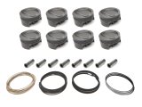 Mahle MS Piston Set SBF 410ci 4.040in Bore 4.000in Stroke 6.25in Rod .927 Pin -26cc 9.5 CR Set of 8 thumbnail 4
