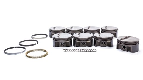 Mahle MS Piston Set SBC 383ci 4.030in Bore 3.750in Stroke 5.7in Rod .927 Pin -5cc 11.1 CR Set of 8 thumbnail 5