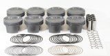 Mahle MS Piston Set SBF 394ci 4.040in Bore 3.85in Stroke 5.956in Rod .912 Pin -26cc 9.2 CR Set of 8 thumbnail 2