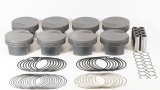 Mahle MS Piston Set SBF 395ci 4.040in Bore 3.85in Stroke 6.0in Rod .927 Pin -3cc 11.7 CR Set of 8 thumbnail 2