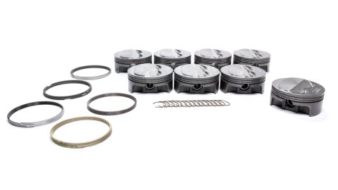 Mahle MS Piston Set SBC 433ci 4.155in Bore 4.000in Stroke 6.0in Rod 0.927 Pin 4cc 13.9 CR Set of 8 thumbnail 5