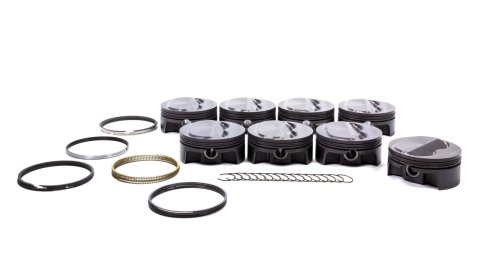 Mahle MS Piston Set SBC 422ci 4.165in Bore 3.875in Stroke 6.0in Rod .927 Pin 4cc 13.5 CR Set of 8 thumbnail 5