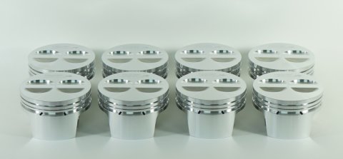 Mahle MS Piston Set GM 604 353ci 4.02in Bore 3.48in Stk 5.7in Rod 0.927 Pin -5cc 10.5 CR Set of 8 thumbnail 2