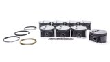 Mahle MS Piston Set SBC 359ci 4.04in Bore 3.500in Stroke 5.7in Rod .927in Pin -4cc 10.6 CR Set of 8 thumbnail 6