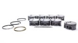 Mahle MS Piston Set SBC 358ci 4.03in Bore 3.500in Stroke 6.0in Rod .927in Pin -4cc 10.5 CR Set of 8 thumbnail 6
