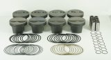 Mahle MS Piston Set SBC 359ci 4.04in Bore 3.500in Stroke 6.0in Rod .927in Pin -4cc 10.6 CR Set of 8 thumbnail 3