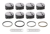Mahle MS Piston Set SBC 383ci 4.03in Bore 3.75in Stk 6.125in Rod .927in Pin -4cc 11.2 CR Set of 8 thumbnail 6