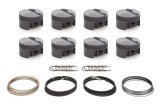Mahle MS Piston Set GM LS 329ci 3.800in Bore 3.622 Stk 6.098 in Rod .945 Pin -4cc 10.3 CR Set of 8 thumbnail 6