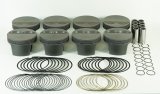 Mahle MS Piston Set SBC 358ci 4.030in Bore 3.480/3.5stk 6.125in Rod .927 Pin -5cc 10.4 CR Set of 8 thumbnail 3