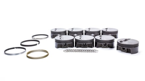 Mahle MS Piston Set SBC 362ci 4.060in Bore 3.480/3.5stk 6.125in Rod .927 Pin -5cc 10.5 CR Set of 8 thumbnail 5