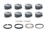 Mahle MS Piston Set SBC 381ci 4.165in Bore 3.480/3.5stk 6.125in Rod .927 Pin -5cc 11.0 CR Set of 8 thumbnail 5