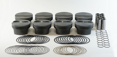 Mahle MS Chevrolet LS 5.3L 363cid 3.800in Bore x 1.110RCH 4.000 Stroke 2.0cc 11.6 CR - Pist Set of 8 thumbnail 1