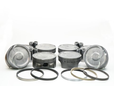 Mahle MS Pistons LSX 429cid 4.070in Bore 4.125in Stk 6.125in Rod .927 Pin -20cc Dish 9.9CR Set of 8 thumbnail 4