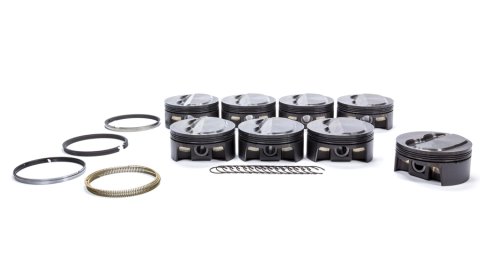 Mahle Piston Set Chevy 400ci 4.155in Bore 3.750in Stroke 6.0in Rod 12.3:1 CR Piston Set of 8 thumbnail 5