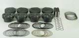 Mahle MS Piston Set Chevy Small Block 440ci 4.185in Bore 4.00Stk 6.0in Rod .927 Pin 6.0cc Set of 8 thumbnail 3