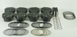 Mahle MS Piston Set Chevy SB 388ci 4.125in Bore 3.625 Stroke 6.125 Rod .927 Pin 9cc 13.5CR thumbnail 1