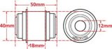 SPC Performance xAxis Sealed Flex Joint for Mustang Cobra thumbnail 3