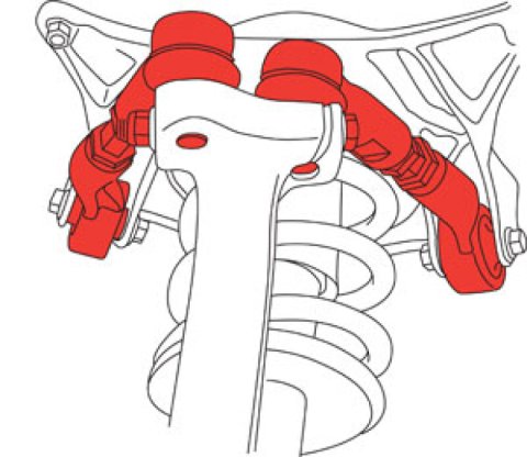 SPC Performance 98-08 Audi A4/S4/RS4 / 98-05 VW Passat Front Upper Multi Link Control Arm - Right thumbnail 2