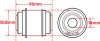 SPC Performance Flex Joint xAxis BUILDER SERIES 18mm ID X 50.8mm OD X 60mm Width thumbnail 8