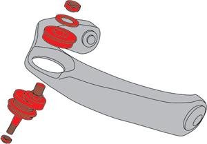 SPC Performance GM OFFSET UPPER BALLJOINT thumbnail 2