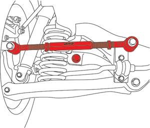 SPC Performance 07-10 Hyundai Elantra/Kia Optima Rear EZ Arm XR Adjustable Control Arm thumbnail 2