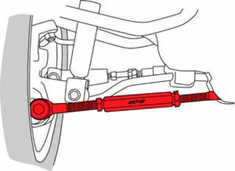 SPC Performance 04-06 Dodge Stratus/Chrysler Sebring Rear EZ Arm XR Adjustable Control Arm thumbnail 7