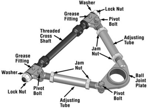 SPC Performance Pro Series Front Adjustable Upper Control Arm (Chrysler Thread-In 10deg) (Race Only) thumbnail 7