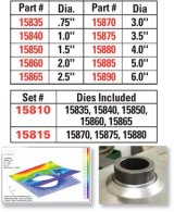 SPC Performance 5 Pc FLARED HOLE DIE SET thumbnail 2
