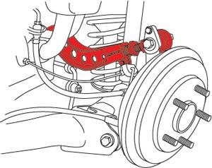 SPC Performance 06-15 Honda Civic/Acura CSX Rear Adjustable Control Arm thumbnail 4
