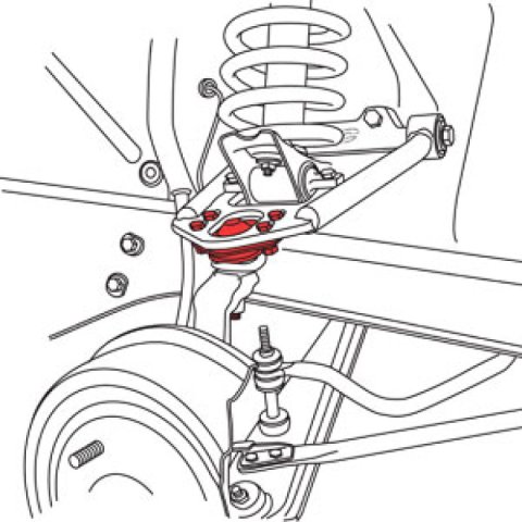 SPC Performance 65-70 Ford Mustang Lower Ball Joint thumbnail 5