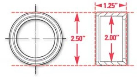 SPC Performance Weld-In Ring Kit 2.00 in. ID thumbnail 5