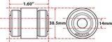 SPC Performance xAxis Jeep Track Bar thumbnail 4