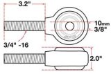 SPC Performance xAxis Rod End Ball Joint thumbnail 5