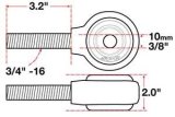 SPC Performance xAxis Rod End Ball Joint thumbnail 2