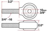 SPC Performance xAxis Rod End Ball Joint thumbnail 4