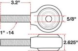 SPC Performance xAxis Rod End Ball Joint thumbnail 3