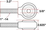 SPC Performance xAxis Rod End Ball Joint thumbnail 4