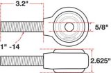 SPC Performance xAxis Rod End Ball Joint thumbnail 6
