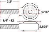 SPC Performance xAxis Rod End Ball Joint thumbnail 3
